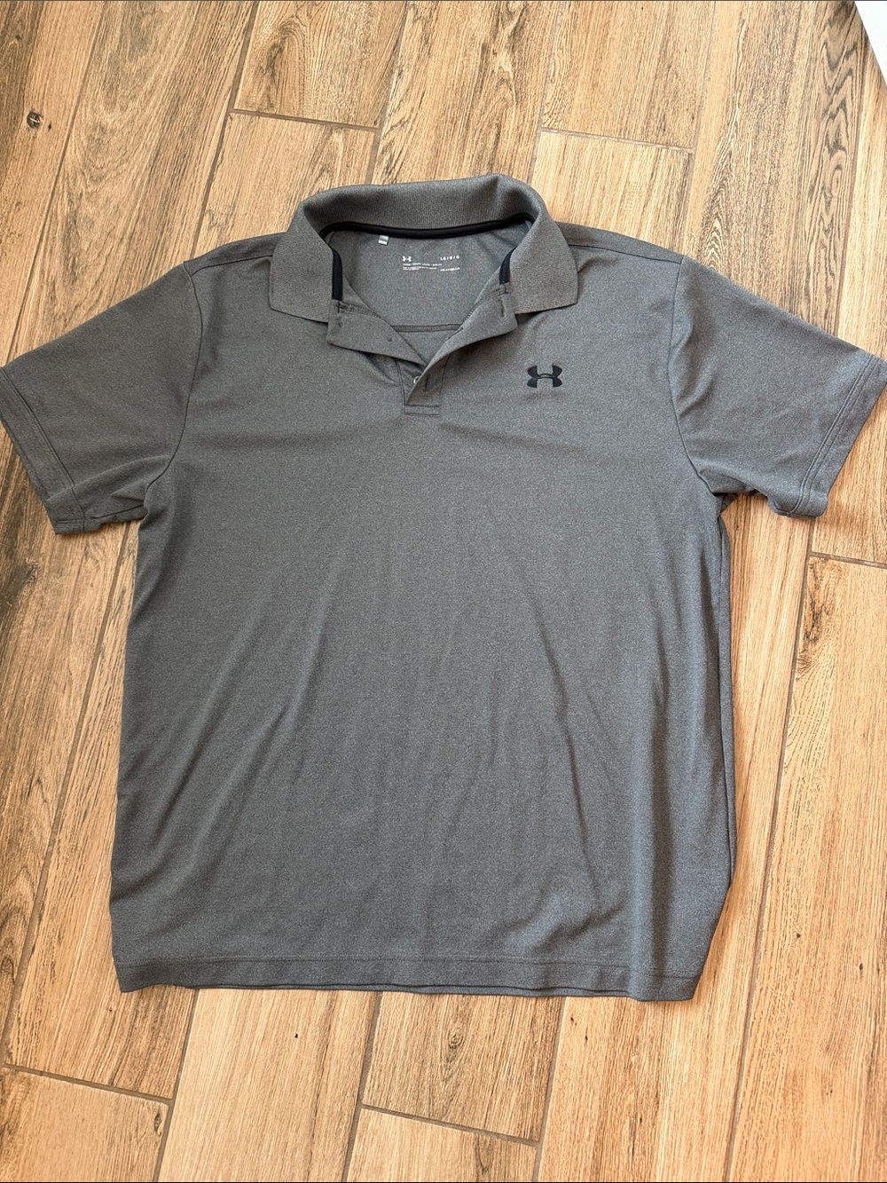 Under Armour Men’s Dark Gray Performance Polo